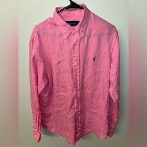 Men’s pink Polo Ralph Lauren size Large